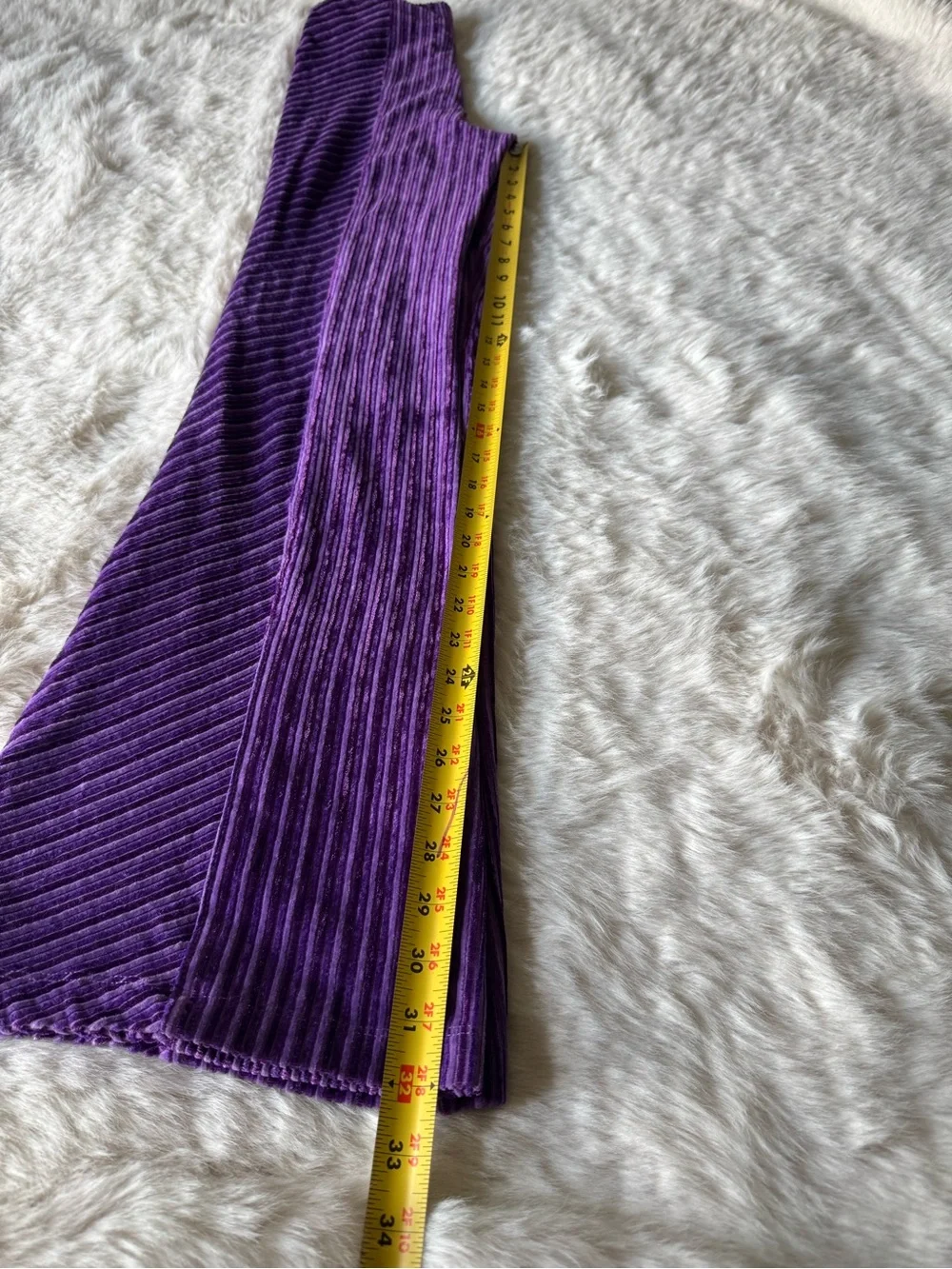 Free People Deep Purple Pleated Wide-Leg Pants